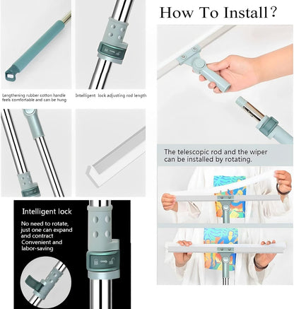 Heavy Duty Magic Broom Silicon Floor Wiper