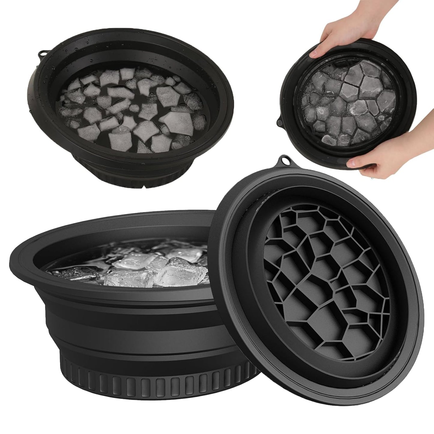 Ice bowl for face dip